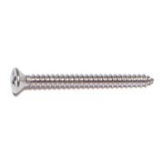 Midwest Fastener Sheet Metal Screw, #6 x 1-1/2 in, 18-8 Stainless Steel Flat Head Phillips Drive, 100 PK 05160